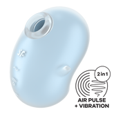 Satisfyer Cutie Ghost Double Air Pulse Clitoral Massager Clit Ticklers and Pulsators